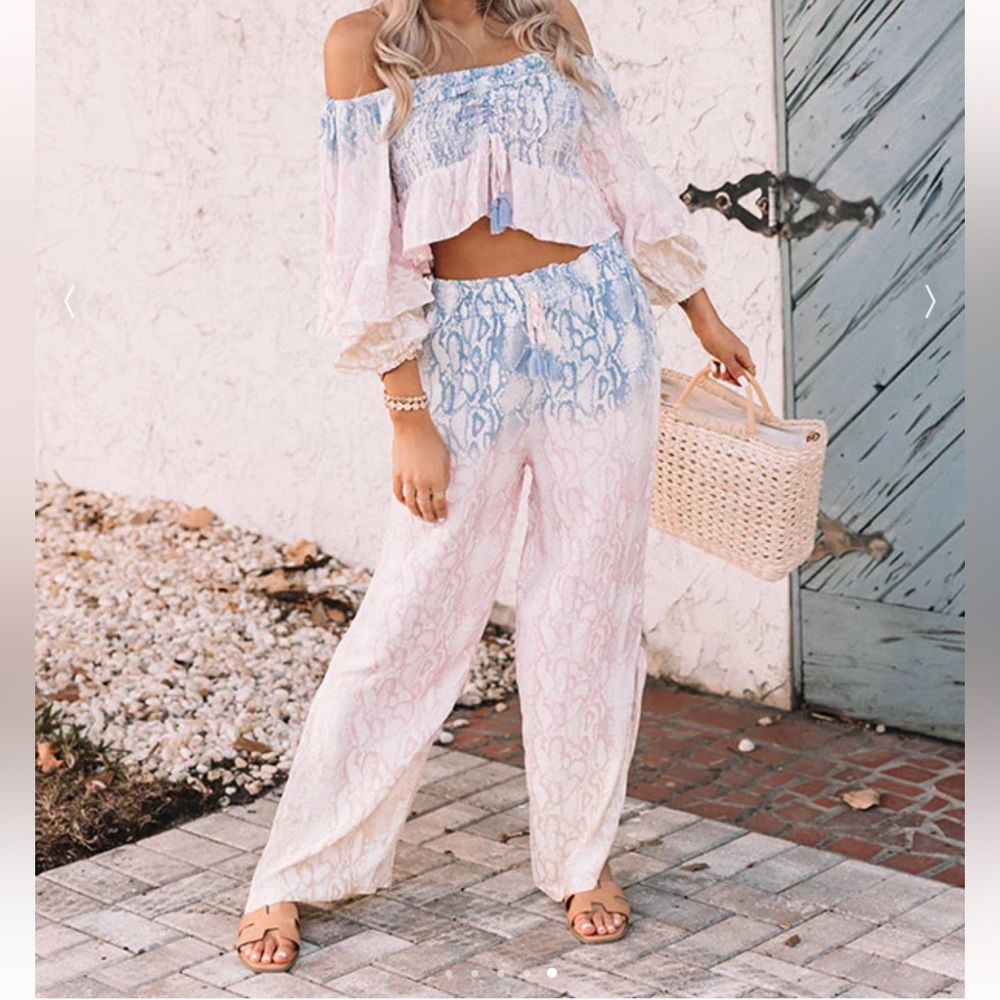 NWT surf gypsy suite by the sea snake print pants